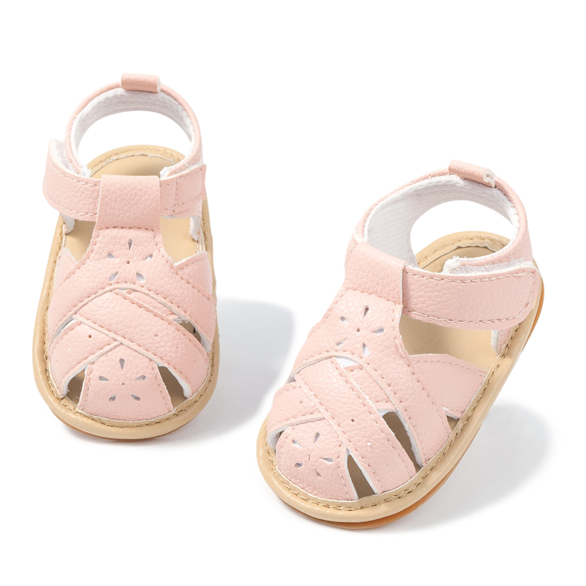 Flower Detail Sandals - Pink