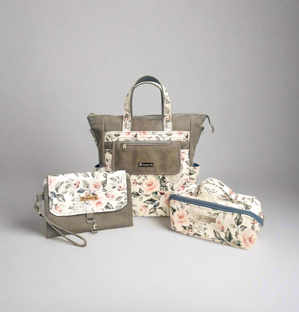 Blush Baby Bag - Grey