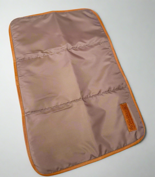 Leather Trim Changing Mat