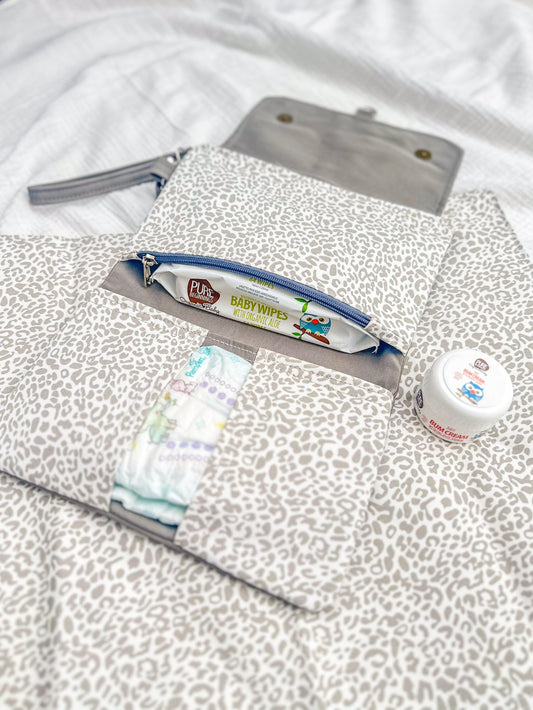 Blush Nappy Changing Clutch