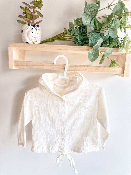 Gossamer Throw Jacket - White