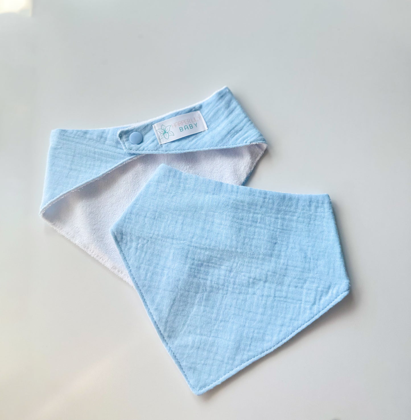 Bandana Bib - Light Blue