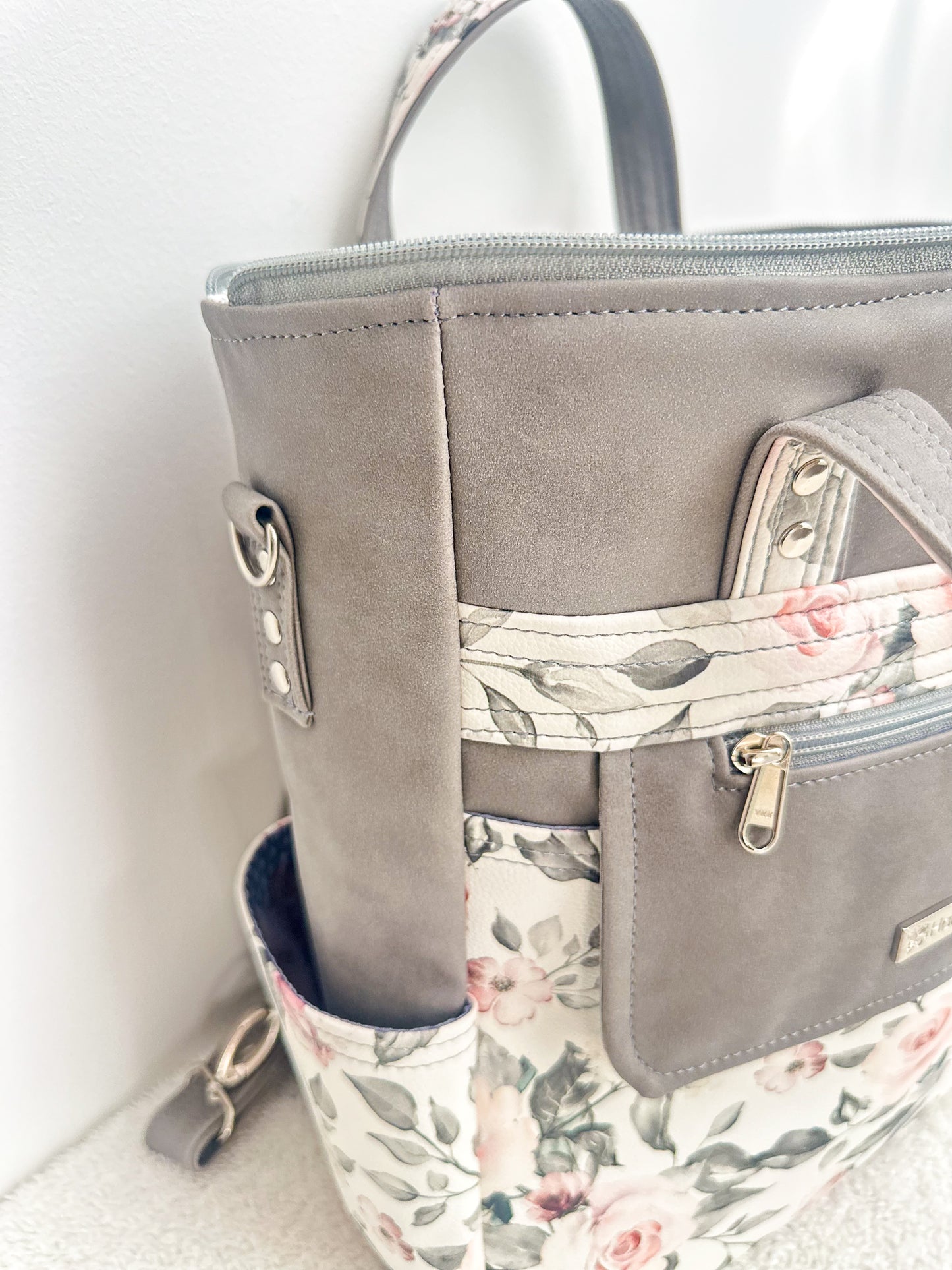 Blush Baby Bag - Grey
