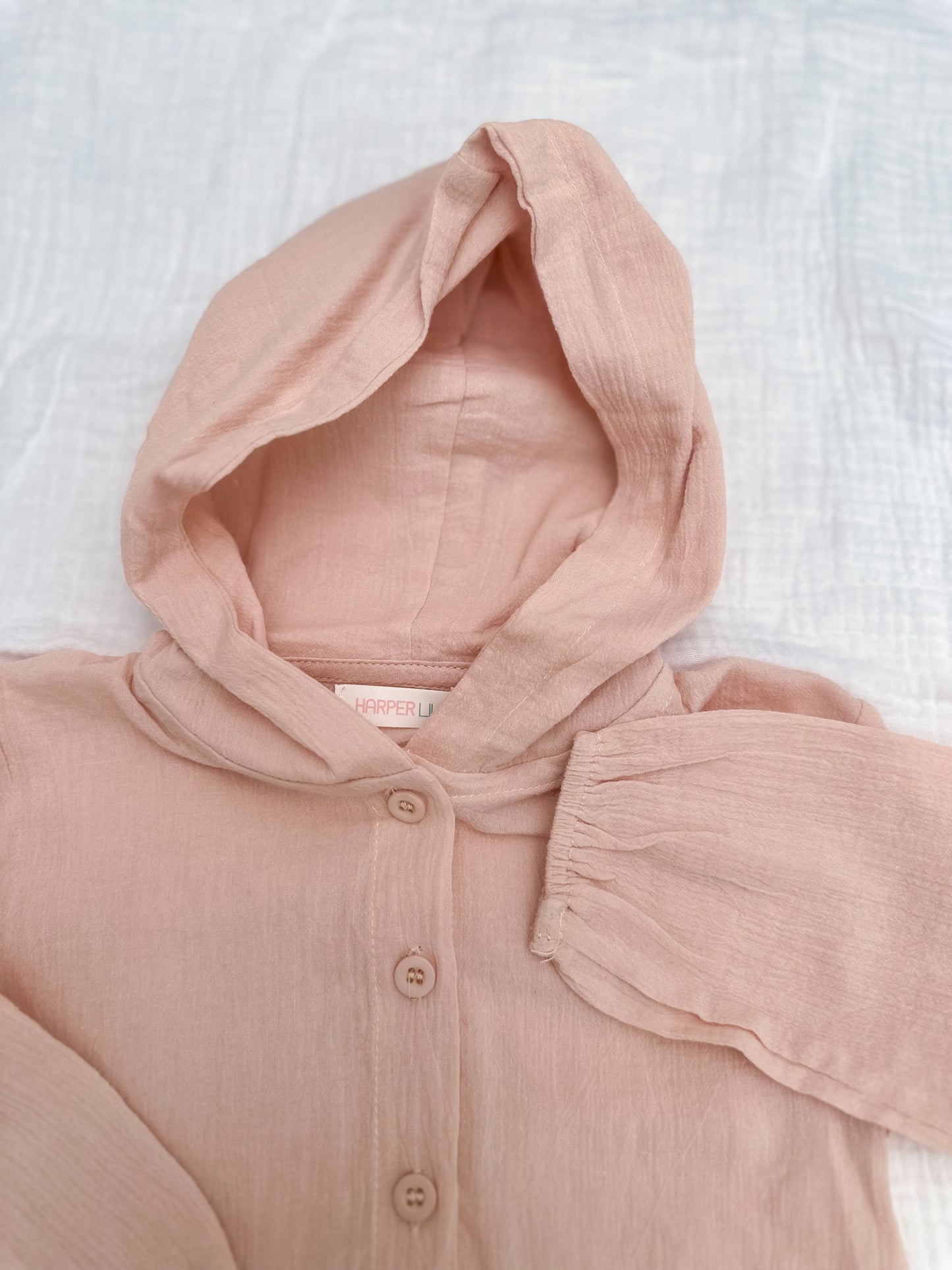 Gossamer Throw Jacket - Dusty Pink