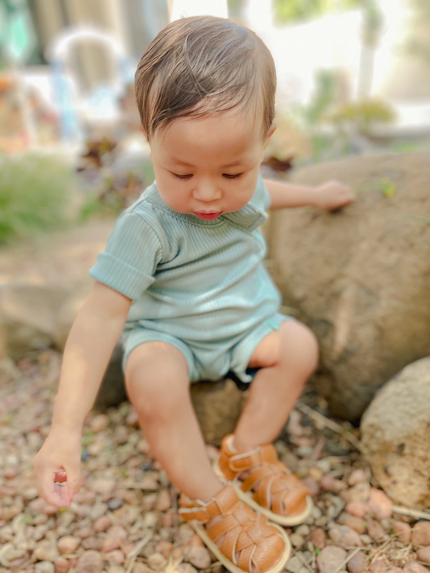 Classic romper - Sage