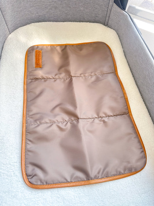 Leather Trim Changing Mat