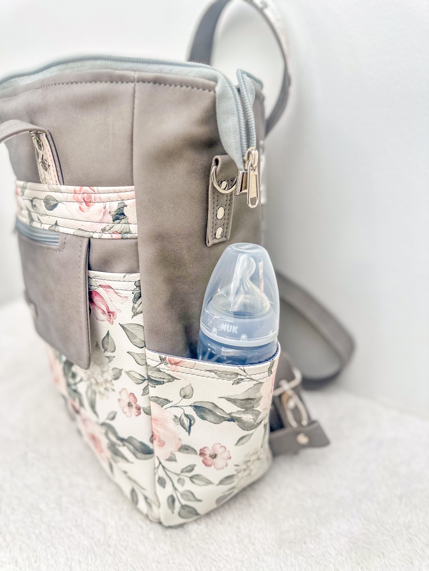 Blush Baby Bag - Grey