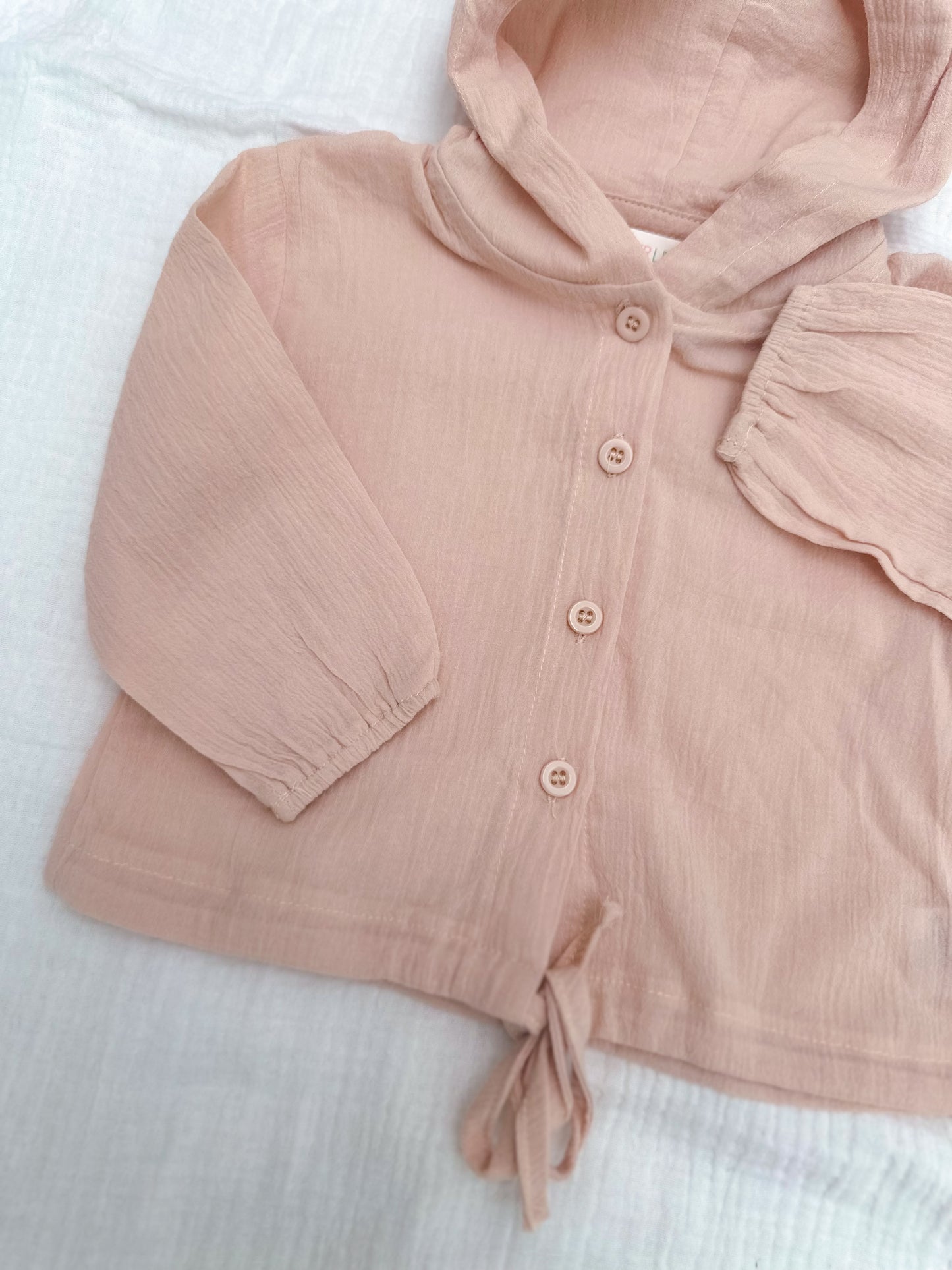 Gossamer Throw Jacket - Dusty Pink