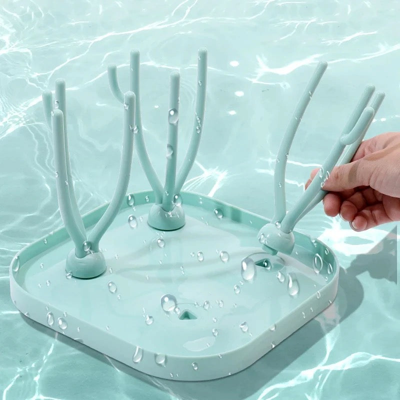 Baby bottle drying rack - Blue