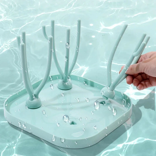 Baby bottle drying rack - Blue