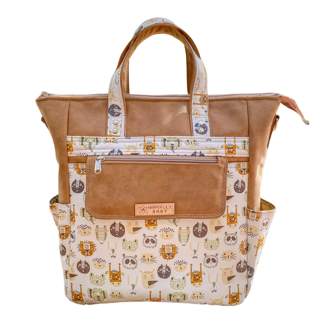 Safari Baby Bag - Chocolate