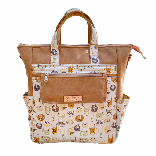 Safari Baby Bag - Chocolate