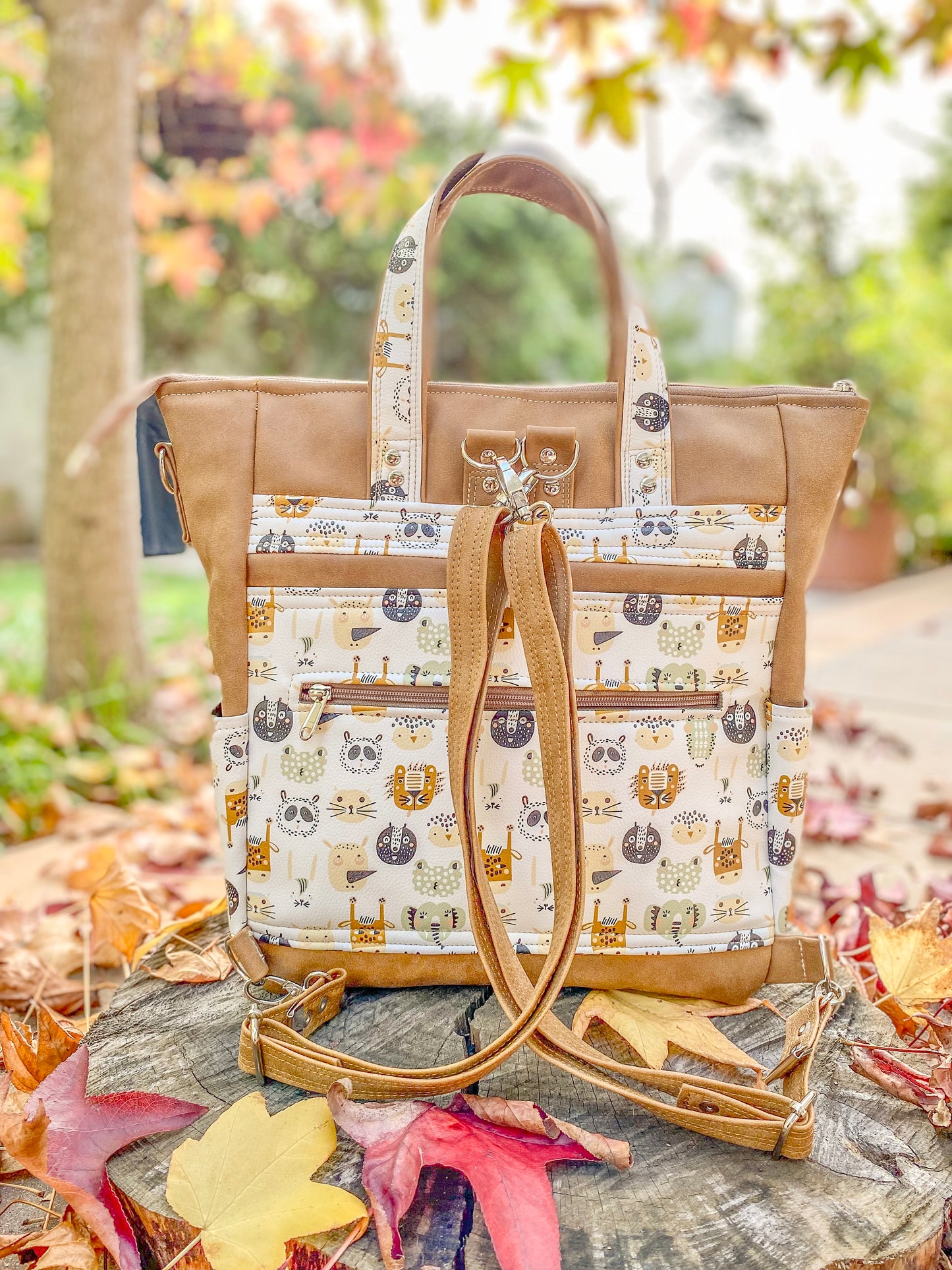 Safari Baby Bag - Chocolate