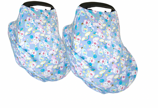 Multifunctional Car Seat Cover - Baby Bunnies
