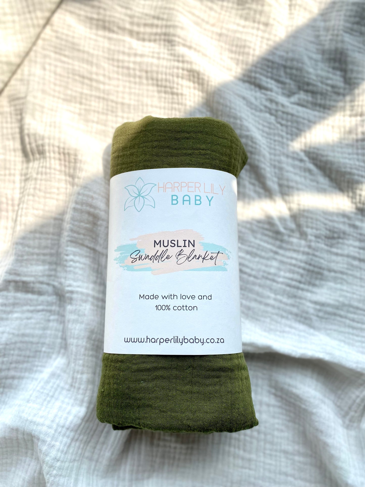 Muslin Swaddle - Olive