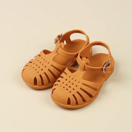 Summer Jelly Sandals - Tan