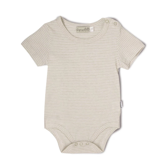 100% Organic Cotton Striped Bodysuit