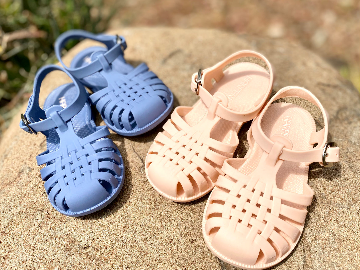 Summer Jelly Sandals - Blue