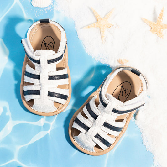 Summer Sandals - Blue Zebra
