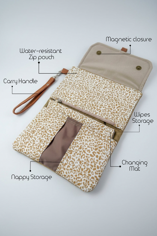 Two-tone Nappy Changing Clutch