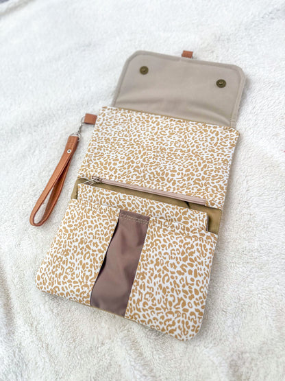 Two-tone Nappy Changing Clutch