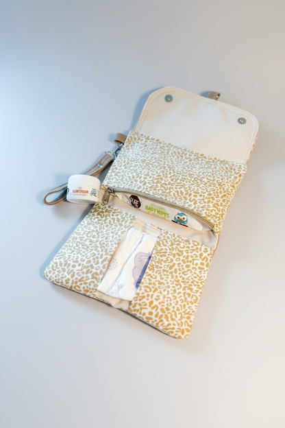 Mumu Nappy Changing Clutch - Tan