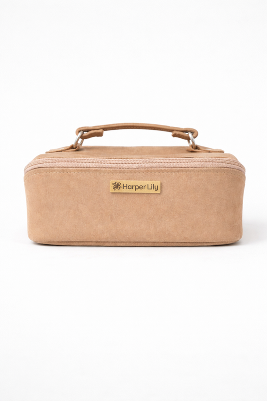 Tan Toiletry Bag