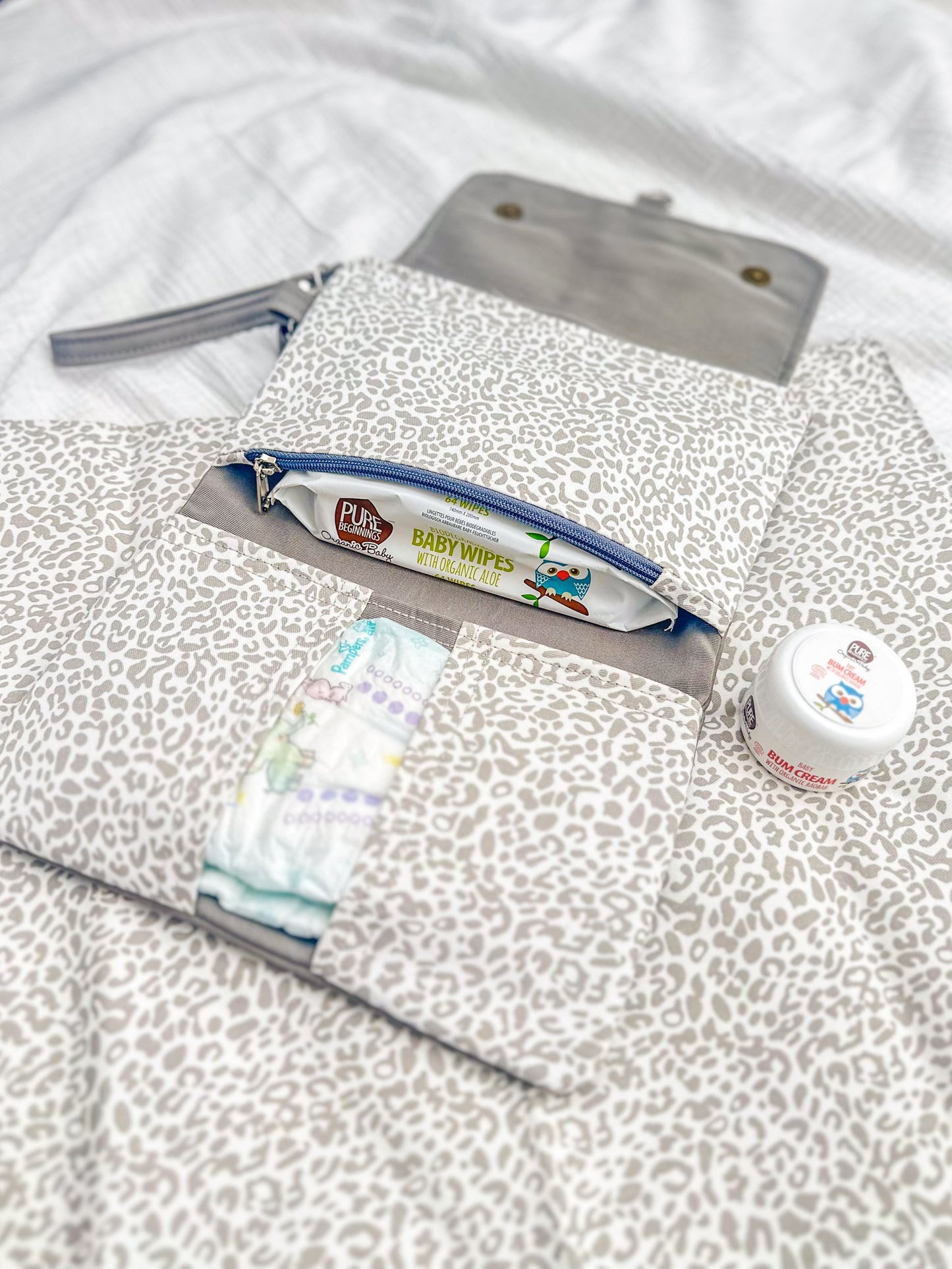 Blush Nappy Changing Clutch