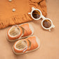 Double Strap Sandals - Tan