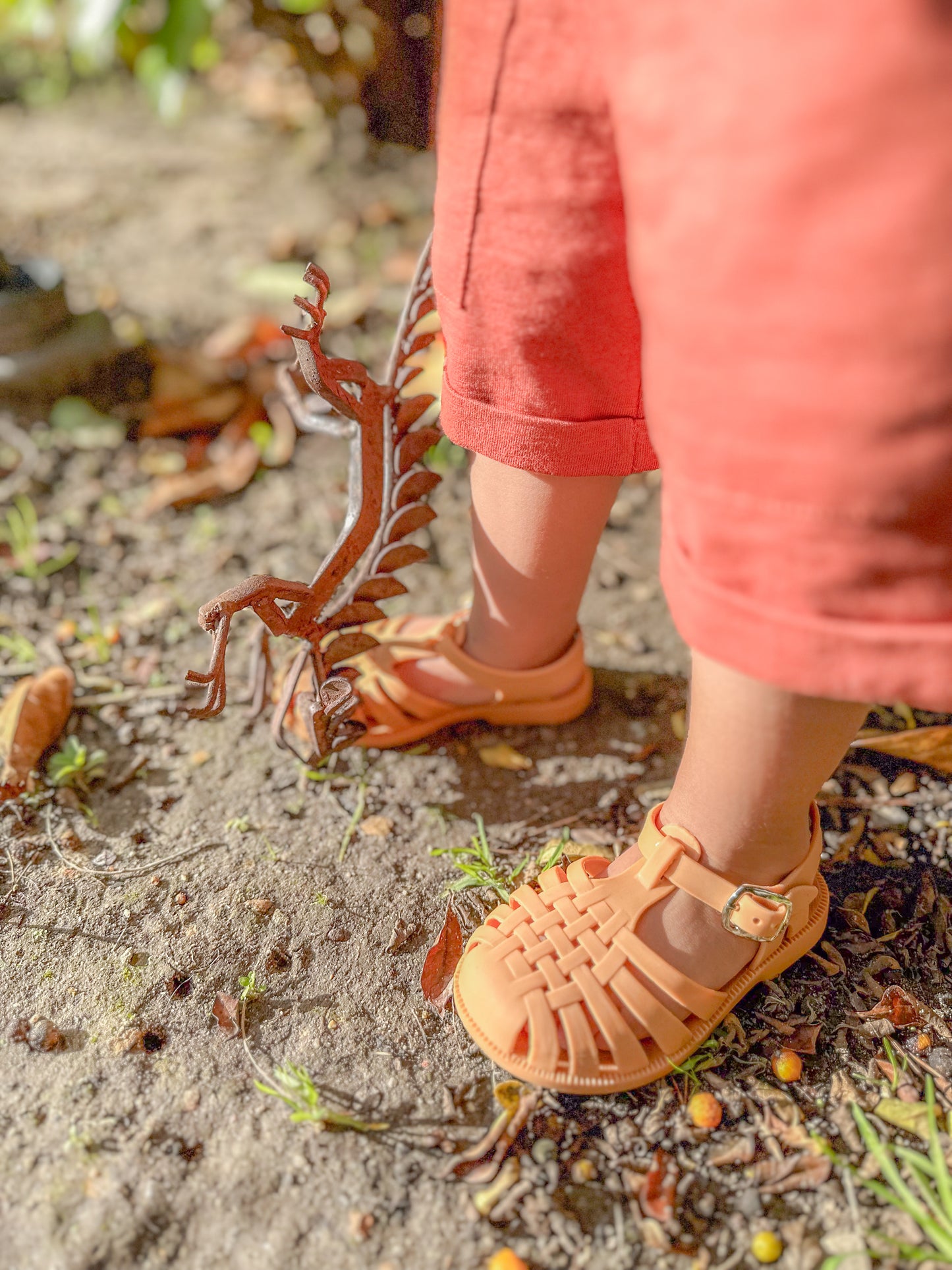 Summer Jelly Sandals - Tan