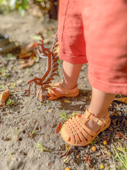 Summer Jelly Sandals - Tan