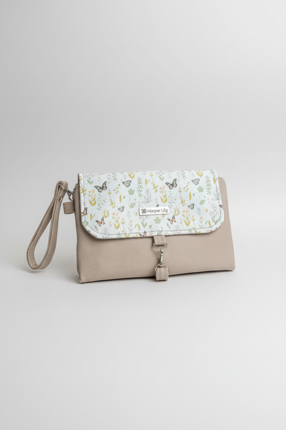 Serene Nappy Changing Clutch - Tan