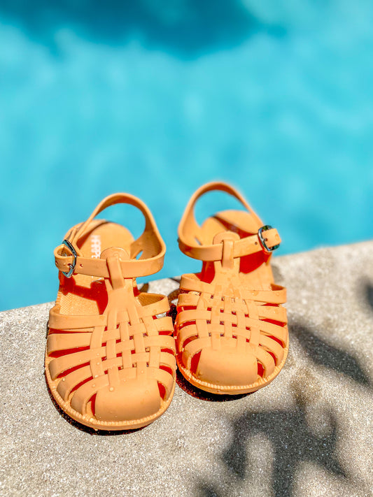 Summer Jelly Sandals - Tan