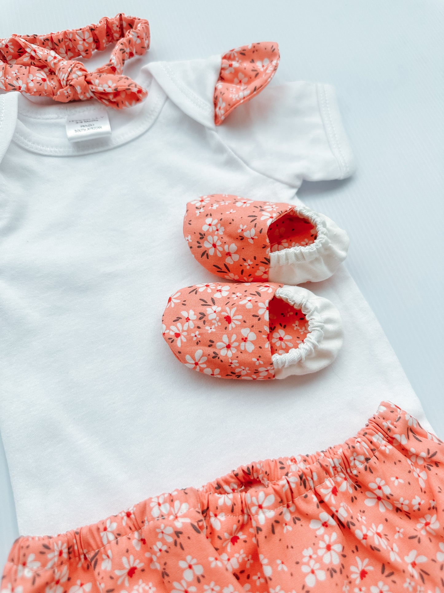 4-piece bummies and slipper set - Cherry Blossoms
