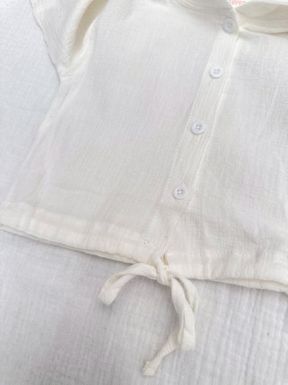 Gossamer Throw Jacket - White