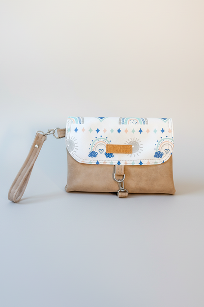Mumu Nappy Changing Clutch - Tan