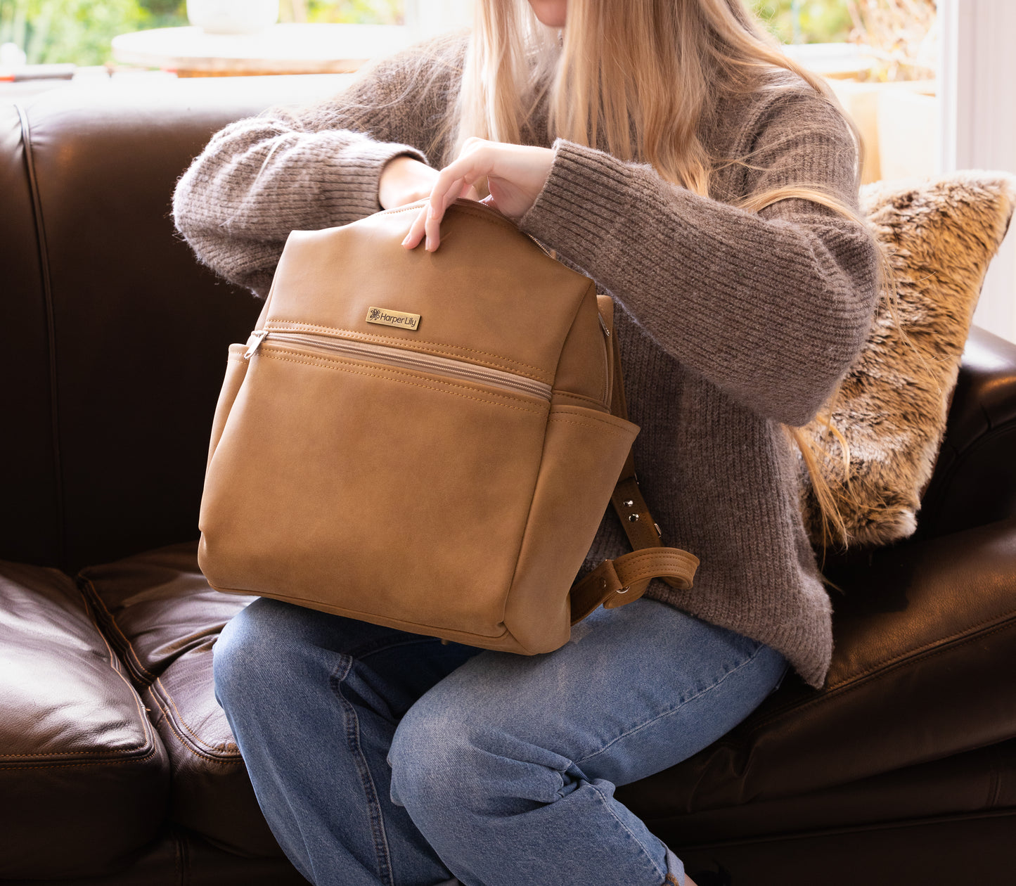 Grayson Baby Bag -  Chocolate