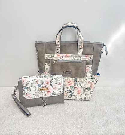 Blush Baby Bag - Grey