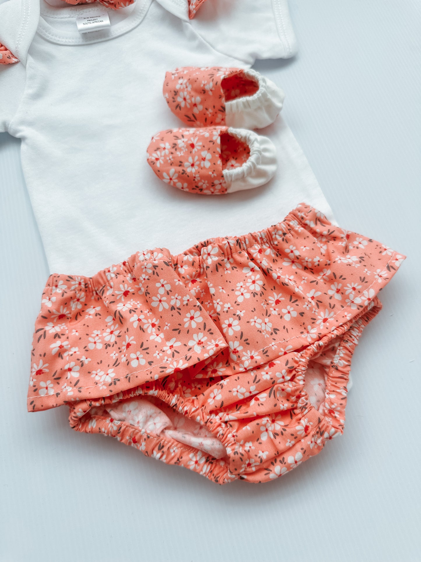 4-piece bummies and slipper set - Cherry Blossoms