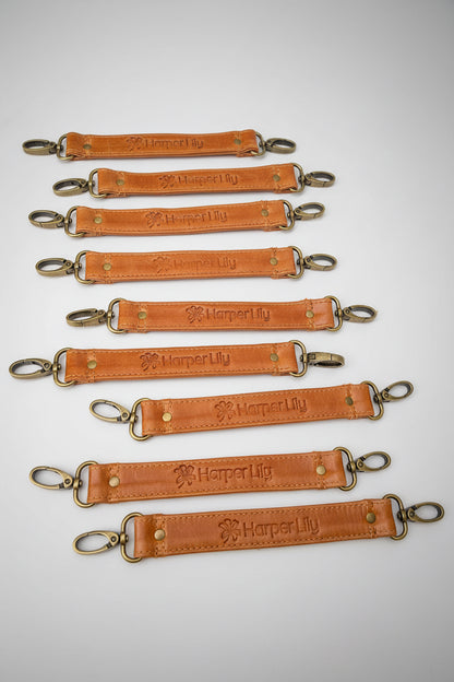 Pram Straps - Leather