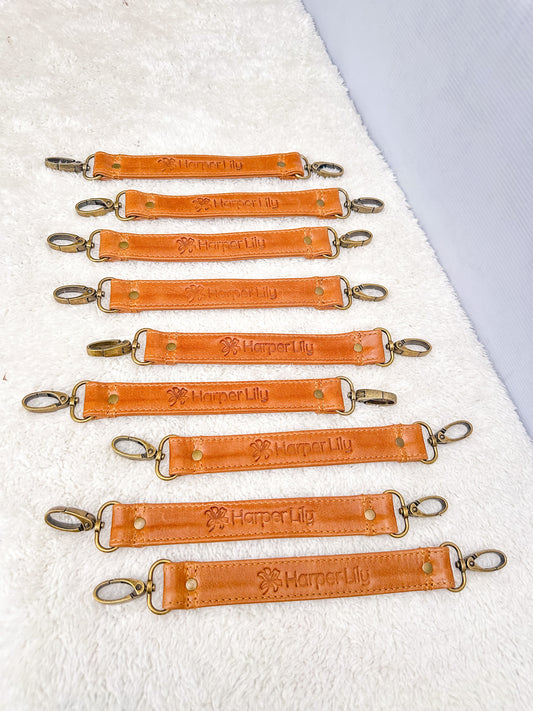 Pram Straps - Leather