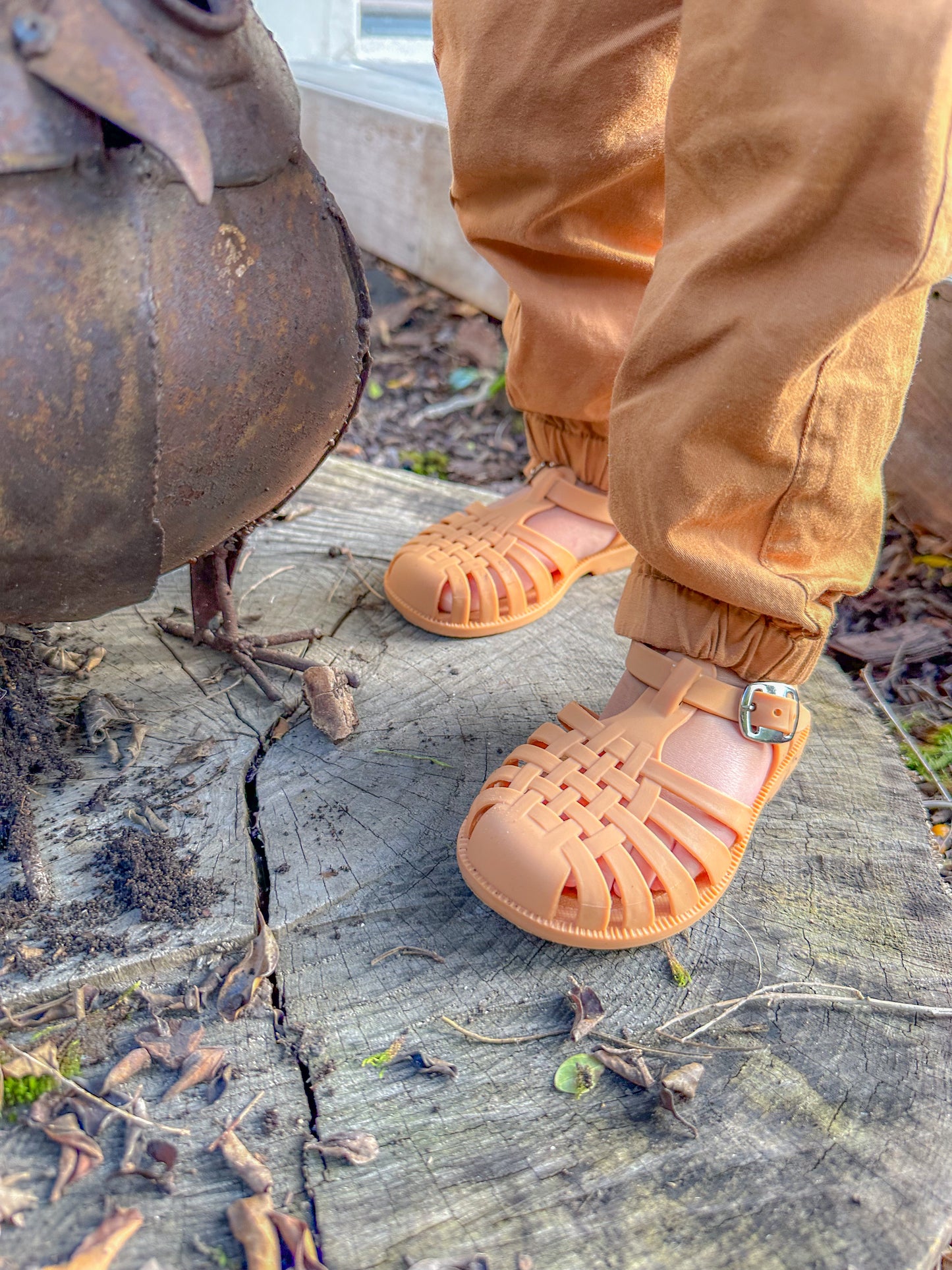 Summer Jelly Sandals - Tan