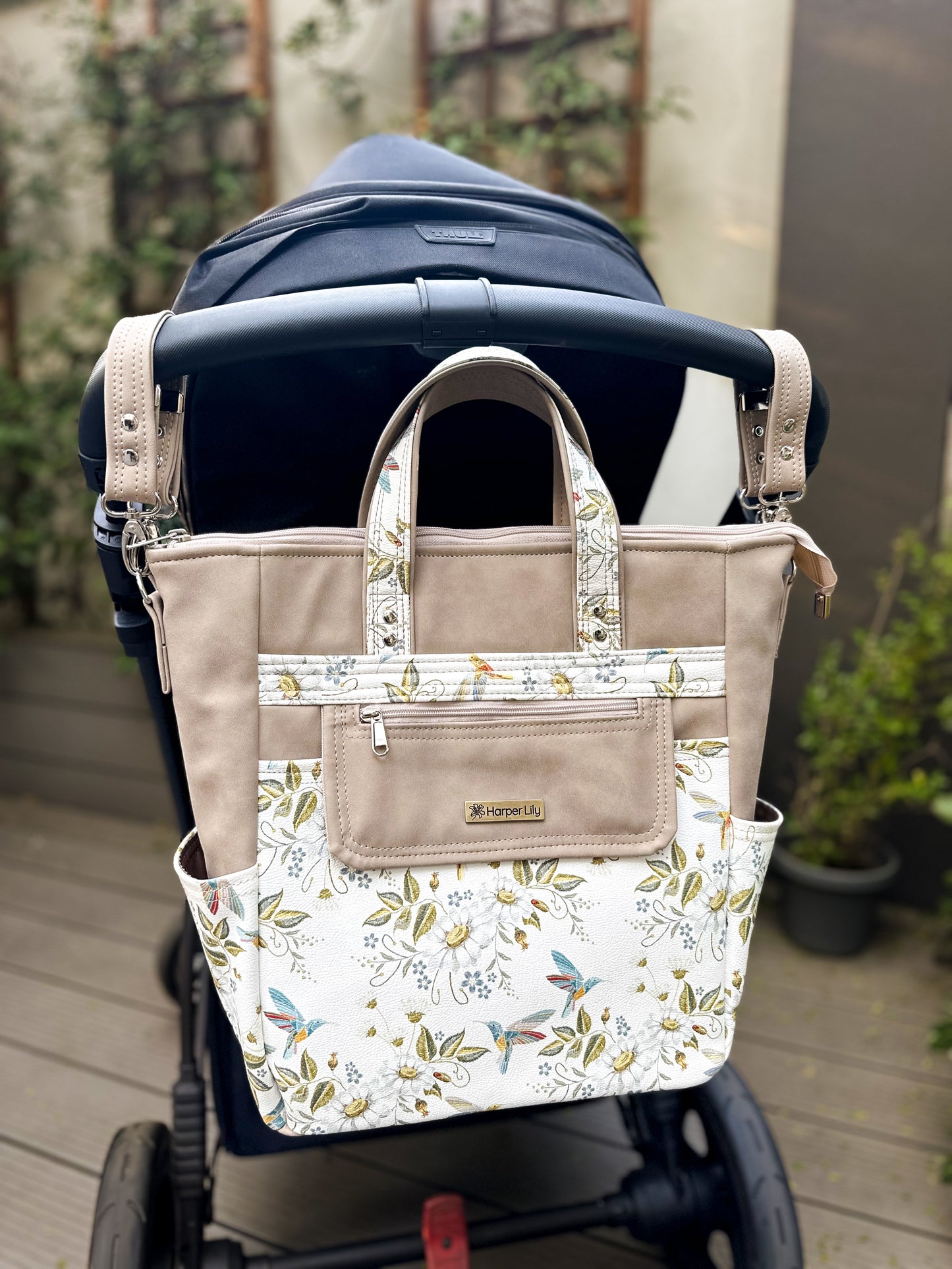 Pram Straps - Tan