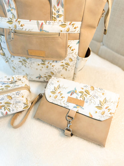 Hummie Nappy Changing Clutch - Tan