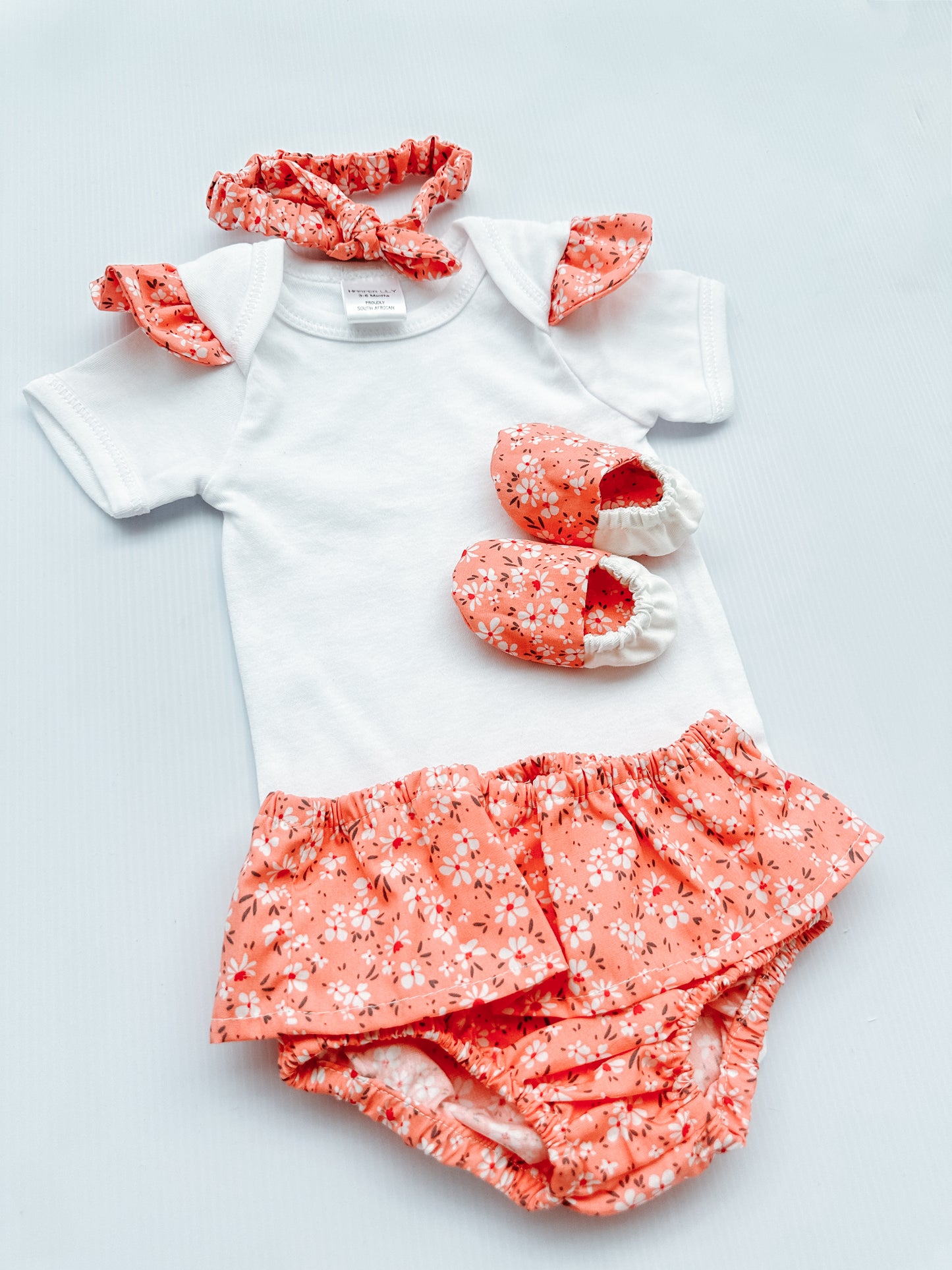 4-piece bummies and slipper set - Cherry Blossoms