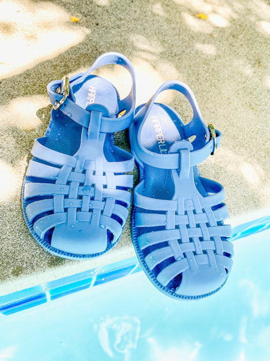 Summer Jelly Sandals - Blue