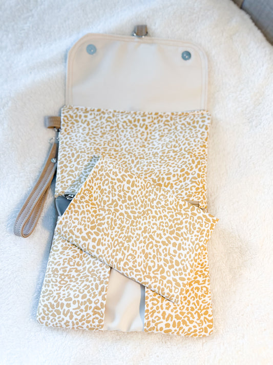 Chocolate Nappy Changing Clutch