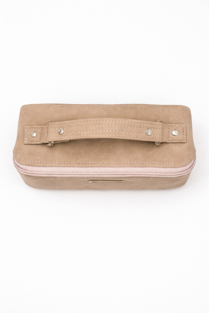 Tan Toiletry Bag