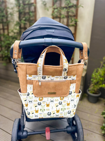 Pram Straps - Chocolate