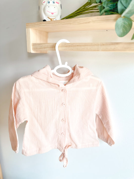 Gossamer Throw Jacket - Dusty Pink